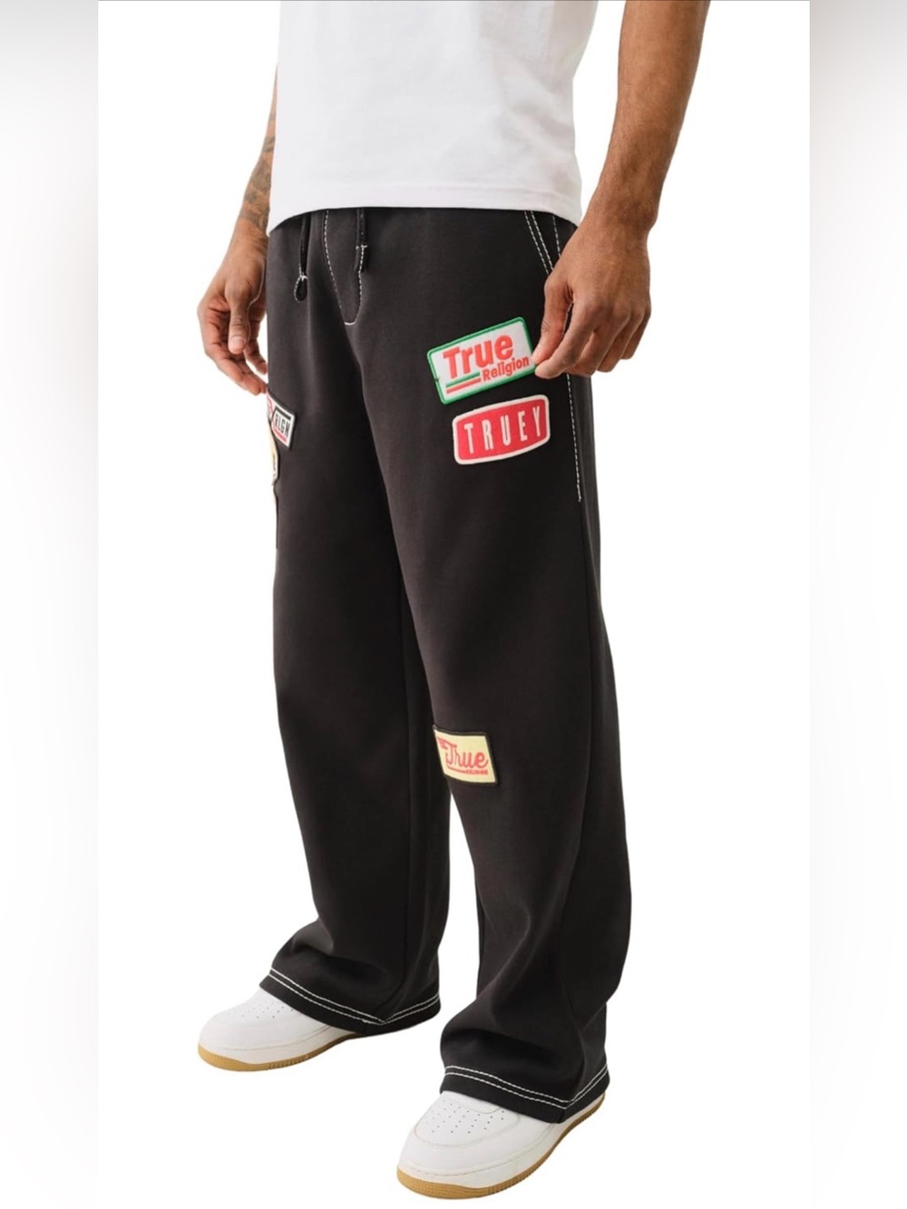 TRUE RELIGION Patch Big-T Baggy Pants